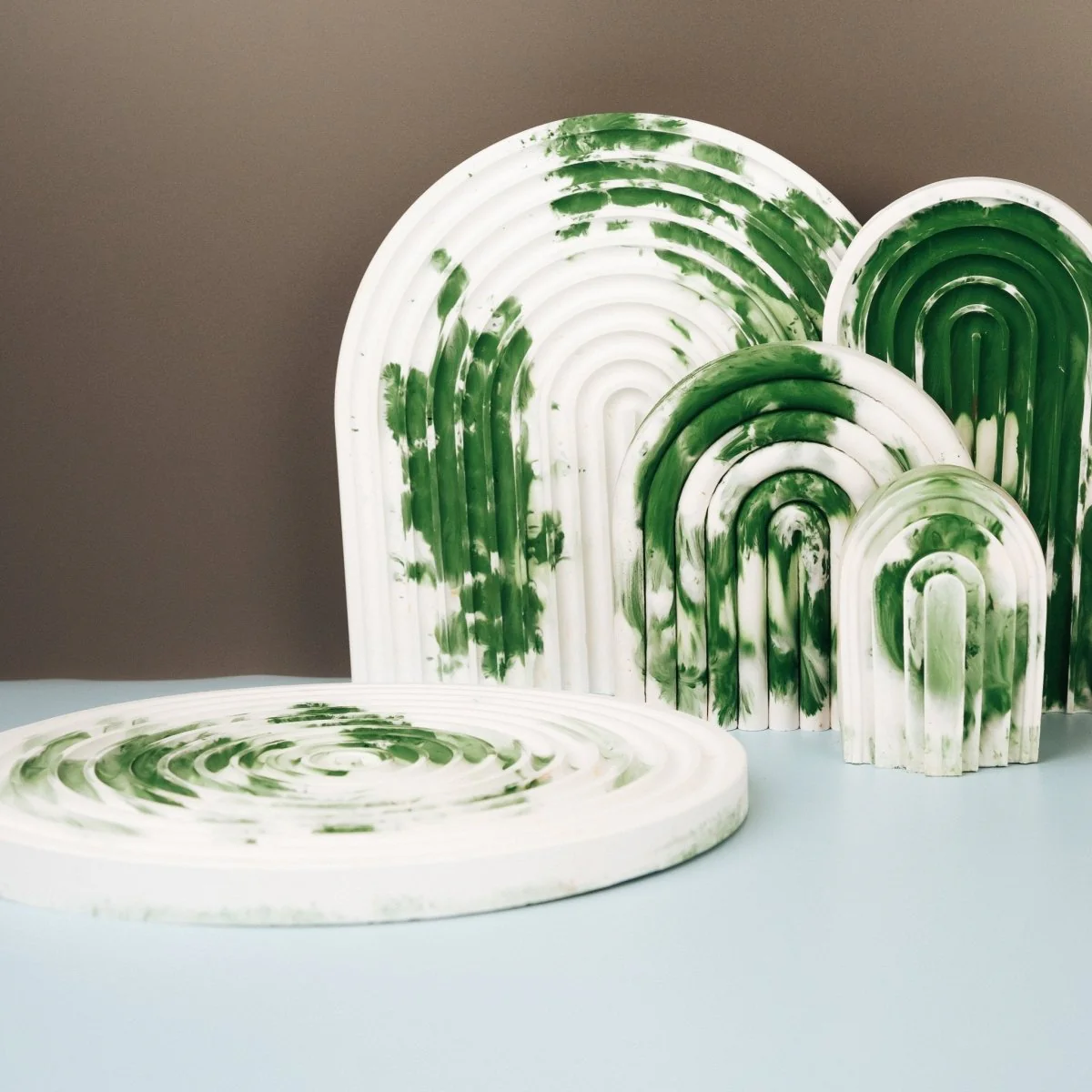 DEKORATION - CIRCLE GREEN SPLASH - Image 3