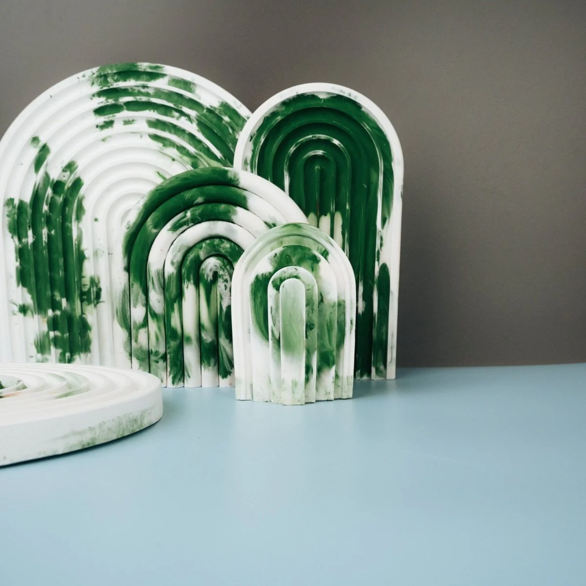 DEKORATION - RAINBOW GREEN SPLASH - Image 3